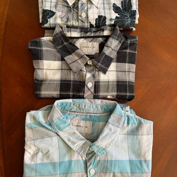 3 Oneill short sleeve shirts - L Size - Picture 1 of 11